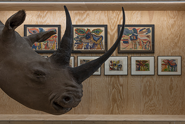 Gaston Dufour - Rhinocéros féroce